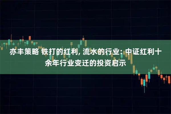 亦丰策略 铁打的红利, 流水的行业: 中证红利十余年行业变迁的投资启示